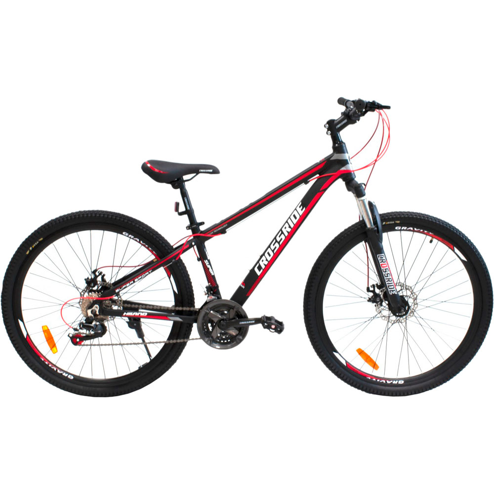 

Велосипед CROSSRIDE Hilland 27.5" рама-17" Al Black Red (0247), Велосипед Hilland 27.5" рама-17" Al Black/Red