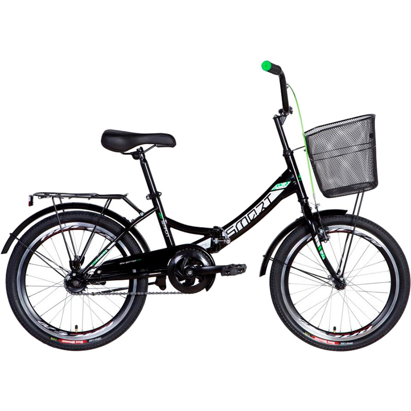 

Велосипед FORMULA 20" SMART 2021 Black/Green (OPS-FR-20-061), Велосипед 20" SMART рама-13" 2021 Black/Green