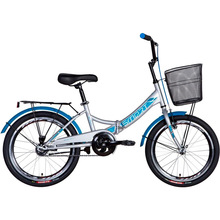 Велосипед FORMULA 20" SMART 2021 Silver/Blue (OPS-FR-20-066)