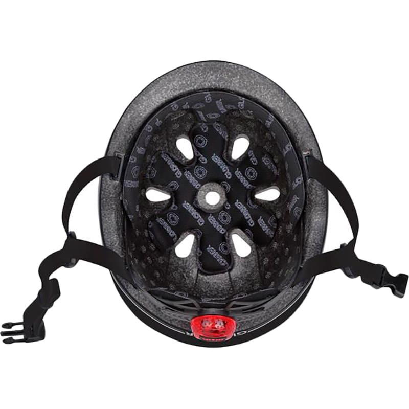 Зовнішній вигляд Захисний шолом GLOBBER GO UP LIGHTS XXS Black (506-120)