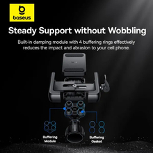 Велосипедное крепление для телефона BASEUS GoTrip Series Bike Phone Mount Cluster Black (C40572301111-00)