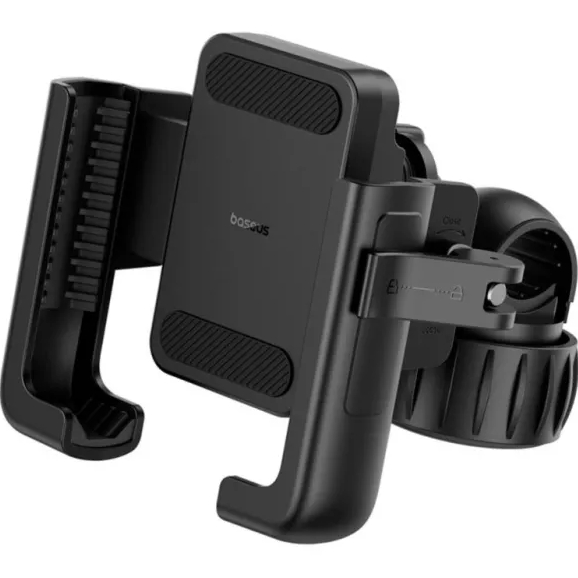 Велосипедное крепление для телефона BASEUS GoTrip Series Bike Phone Mount Cluster Black (C40572301111-00) Размер 87 х 103 х 73