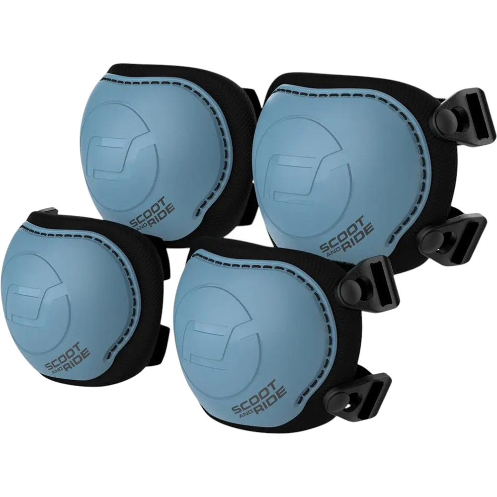 Комплект защитного снаряжения SCOOT&RIDE XXS Grey-Blue (SR-230925-STEEL) Комплект защитного снаряжения SCOOT&RIDE XXS Grey-Blue (SR-230925-STEEL)