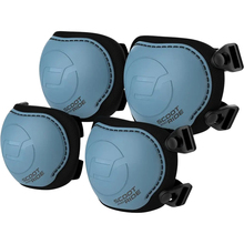 Комплект защитного снаряжения SCOOT&RIDE XXS Grey-Blue (SR-230925-STEEL)