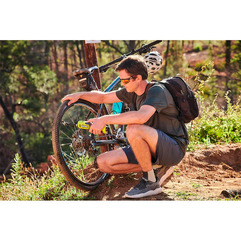 Насос велосипедний RYOBI USB Lithium RI4-0 без АКБ та ЗУ (5133006141) Водонепроникний корпус False