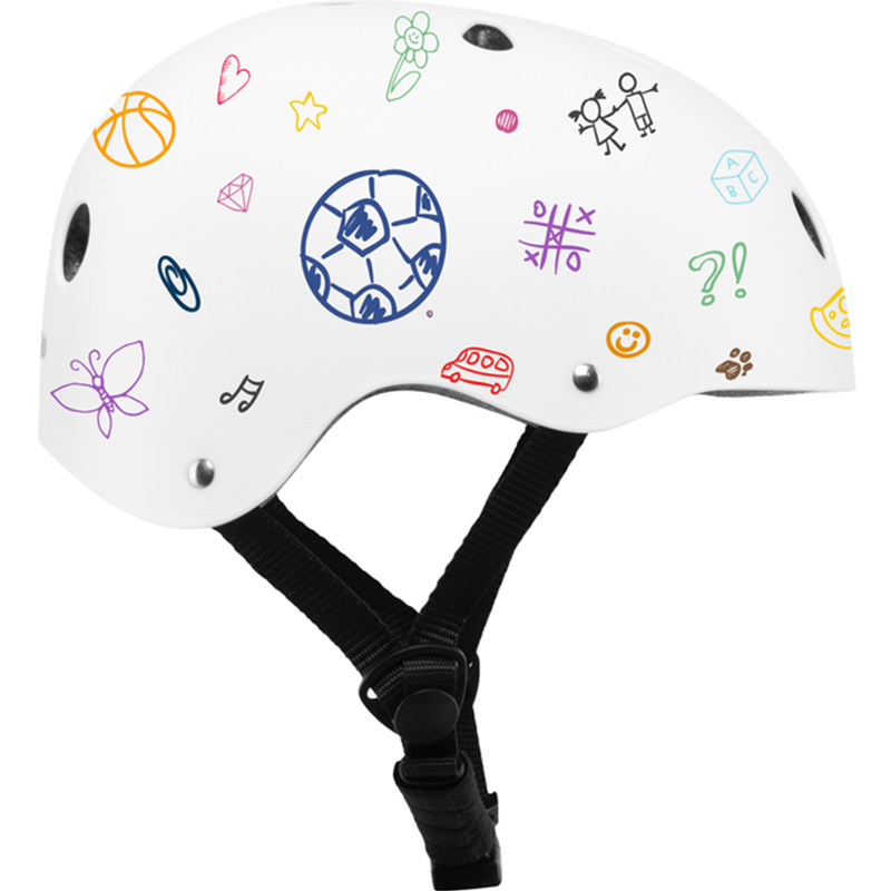 Велосипедний шолом LIONELO Helmet White (LO-Helmet WHITE) Матеріал ABS пластик; EPS