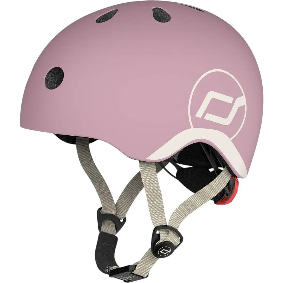 Шолом SCOOT&RIDE з ліхтариком 45-51см XXS/XS Wildberry (SR-181206-WILDBERRY) Розмір XS