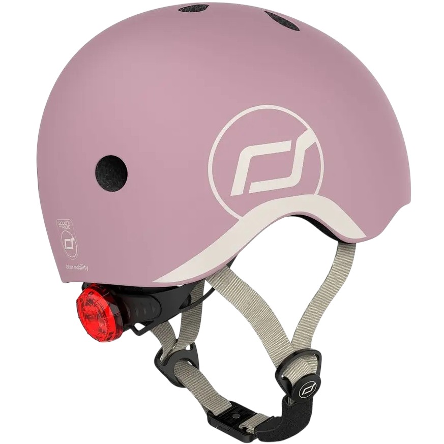 Шолом SCOOT&RIDE з ліхтариком 45-51см XXS/XS Wildberry (SR-181206-WILDBERRY) Бездротовий False