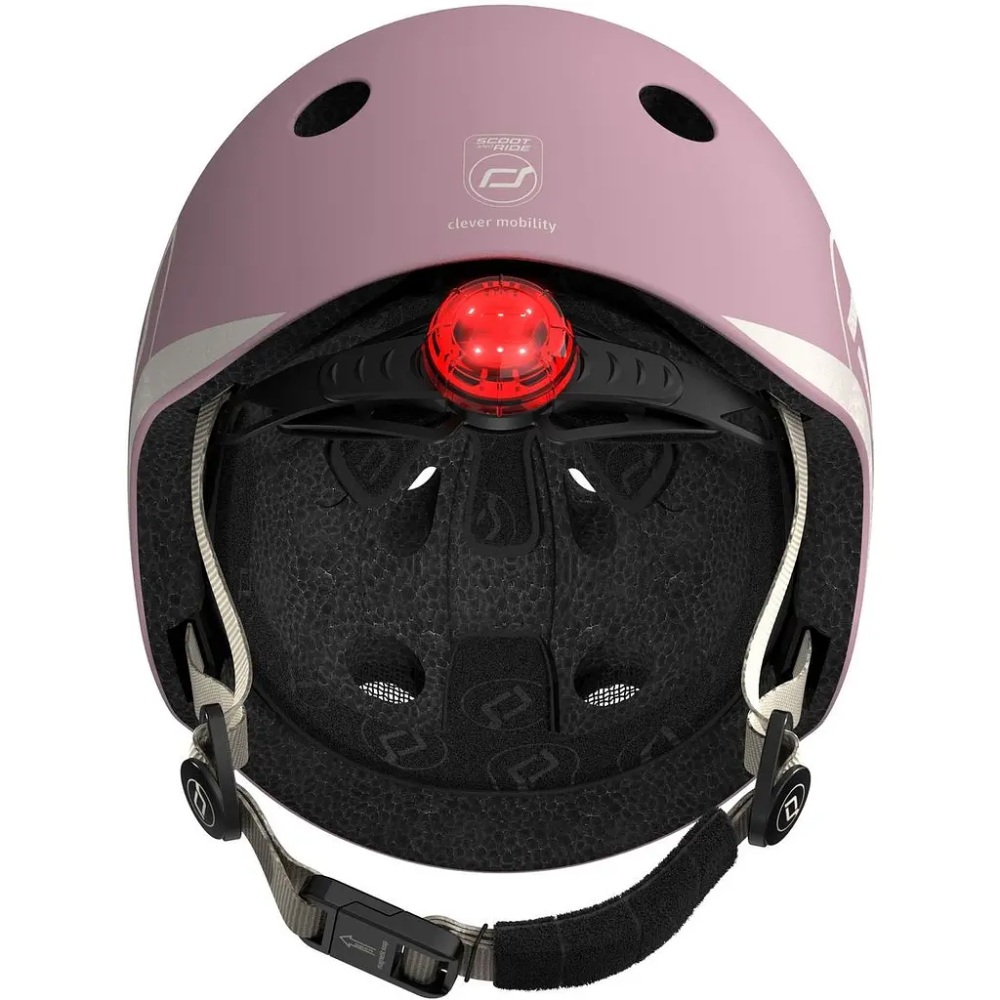 Фото Шолом SCOOT&RIDE з ліхтариком 45-51см XXS/XS Wildberry (SR-181206-WILDBERRY)