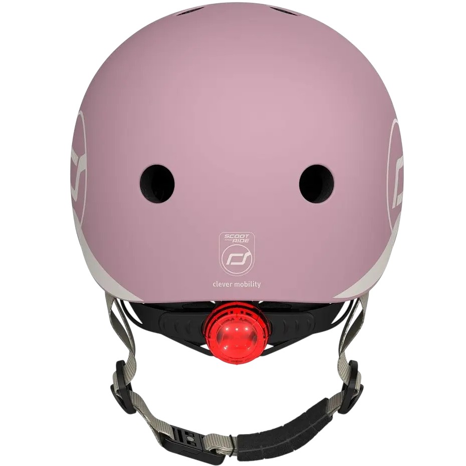 Шолом SCOOT&RIDE з ліхтариком 45-51см XXS/XS Wildberry (SR-181206-WILDBERRY) Водонепроникний корпус False