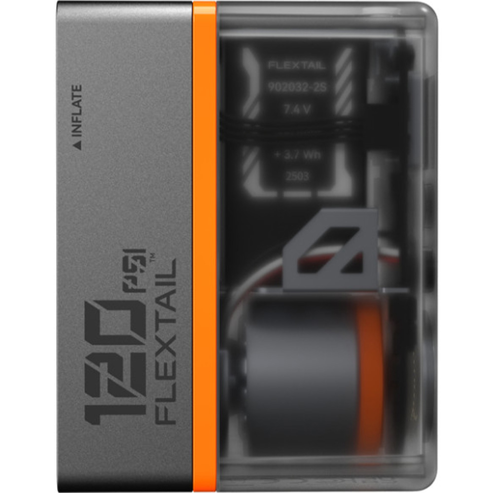 Велосипедний міні насос-задня фара FLEXTAIL Tiny Tire Pump ACS Black (6975755966342) Тиск 120