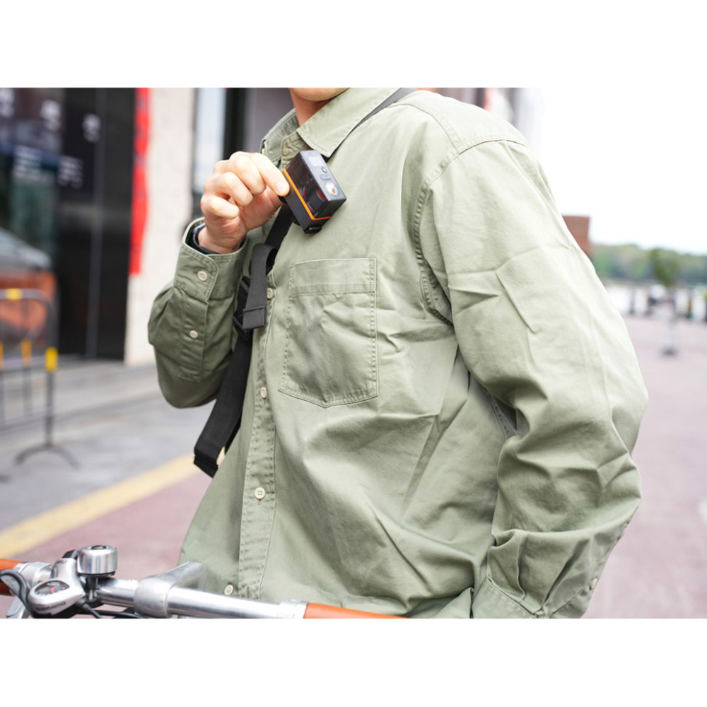 Фото 16 Велосипедний міні насос-задня фара FLEXTAIL Tiny Tire Pump ACS Black (6975755966342)