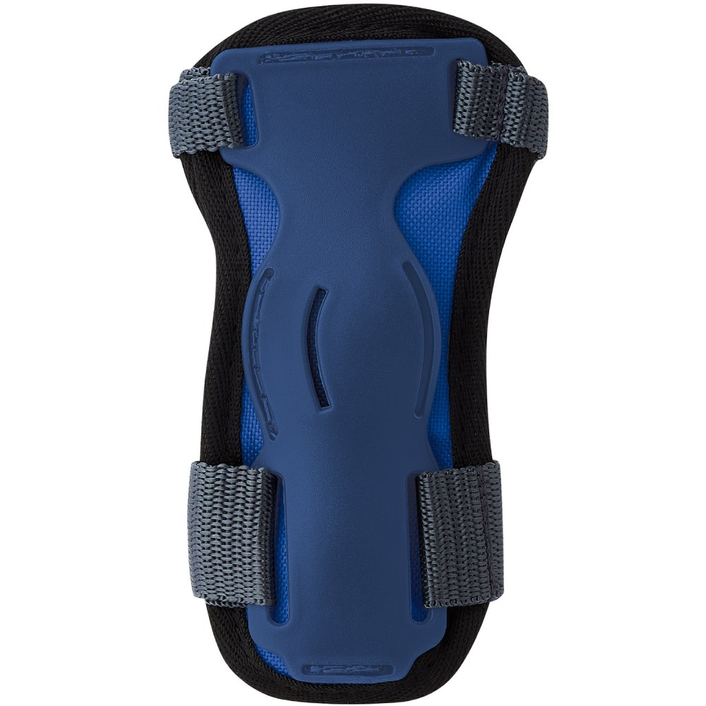 Комплект захисного спорядження GLOBBER Navy Blue-XXS (540-300) Додаткові характеристики Захисні наколінники, налокітники та щитки для зап'ястя; Ремінці на липучках; Для дітей віком від 6 до 10 років, вагою від 25 до 50 кг
