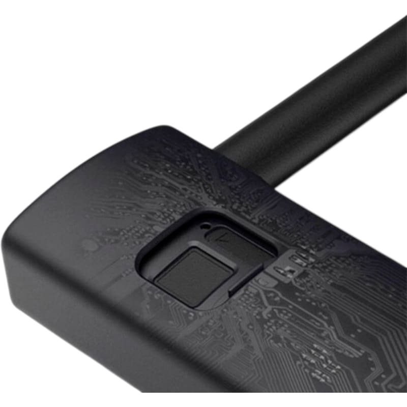 Замок XIAOMI Areox intelligent fingerprint U-lock Black Матеріал ПВХ, нержавіюча сталь 420, цинковий сплав
