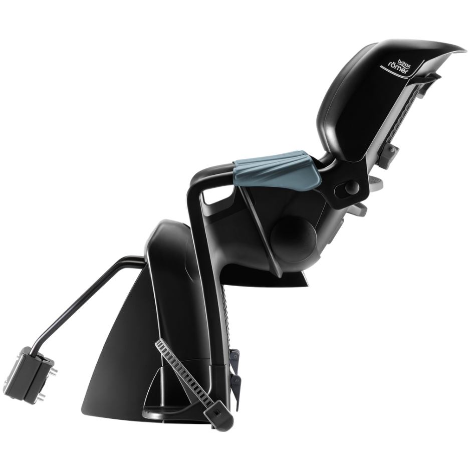 Велокрісло BRITAX-ROMER JOCKEY Pro Harbor Blue (2000041093) Додаткові характеристики підходить для дітей 9-22 кг; регулювання підголівника (9 положень); нахил спинки однією рукою; регульовані підніжки; пружинна сталева скоба для амортизації; водовідштовхувальні чохли; установка на круглі труби рами діаметром 28-40 мм