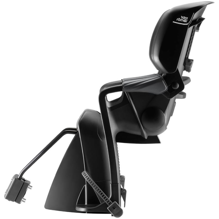 Велокрісло BRITAX-ROMER JOCKEY Pro Mineral Grey (2000041092) Додаткові характеристики підходить для дітей 9-22 кг; регулювання підголівника (9 положень); нахил спинки однією рукою; регульовані підніжки; пружинна сталева скоба для амортизації; водовідштовхувальні чохли; установка на круглі труби рами діаметром 28-40 мм