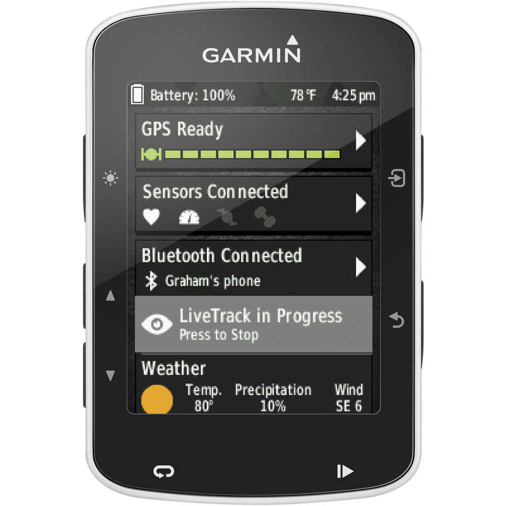 Велокомп'ютер GARMIN Edge 520 Bundle (010-01369-00)