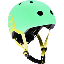 Шлем SCOOT&RIDE киви с фонариком 45-51см (XXS/XS) (SR-181206-KIWI)