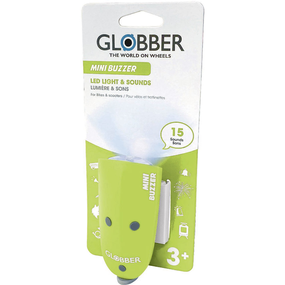 Сигнал звуковой/световой Globber Mini Buzzer Green (530-106) Питание 2 х AAA