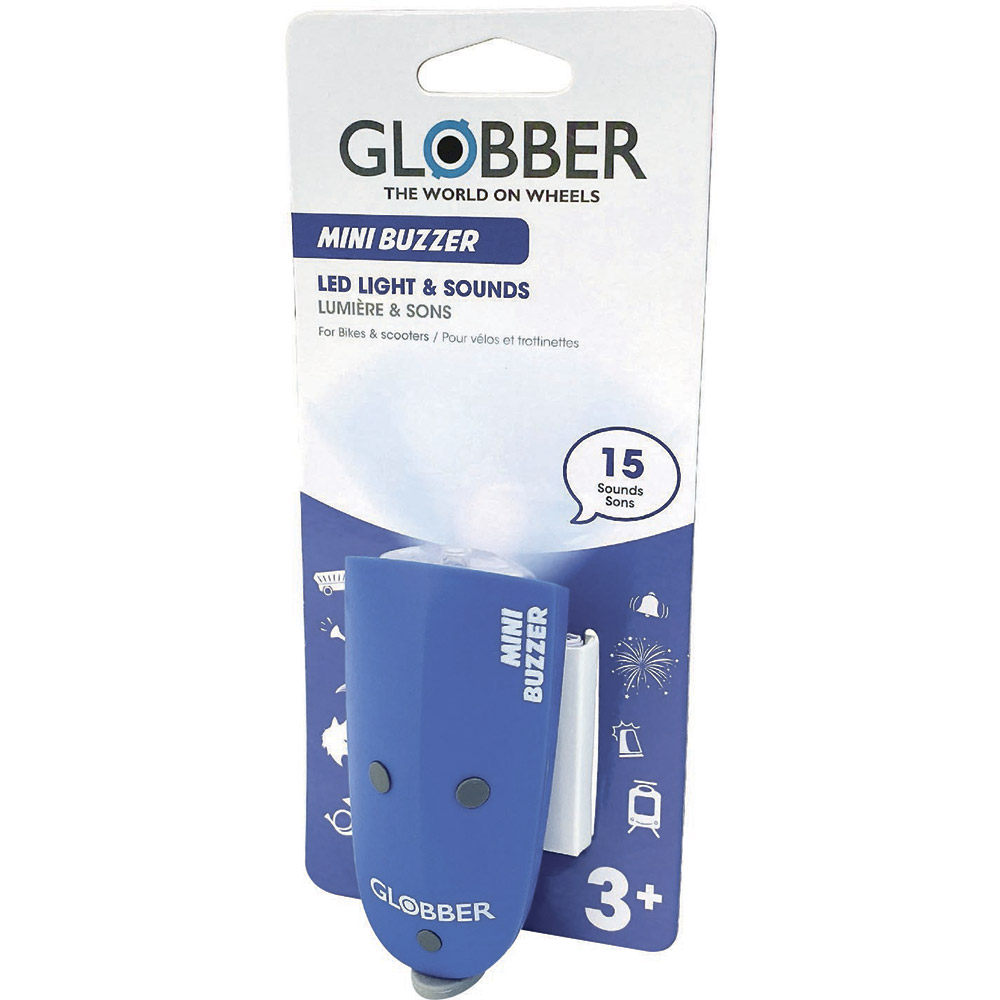 Сигнал звуковой/световой Globber Mini Buzzer Blue (530-100) Питание 2 x AAA