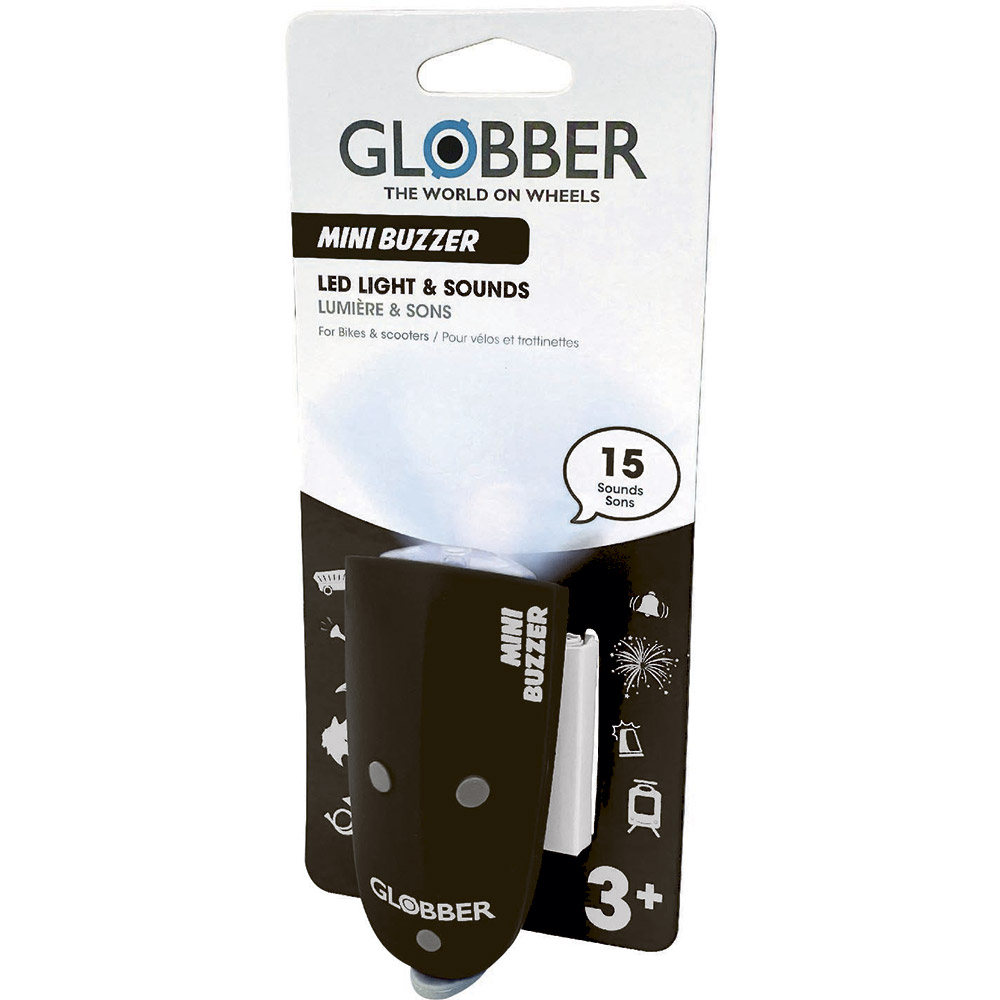 Сигнал звуковой/световой Globber Mini Buzzer Black (530-120) Питание 2 x AAA