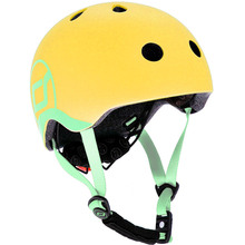 Шлем защитный SCOOT&RIDE с фонариком 51-53 см Lemon (SR-190605-LEMON)