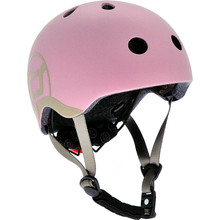 Шлем защитный SCOOT&RIDE с фонариком 51-53 см Rose (SR-190605-ROSE)