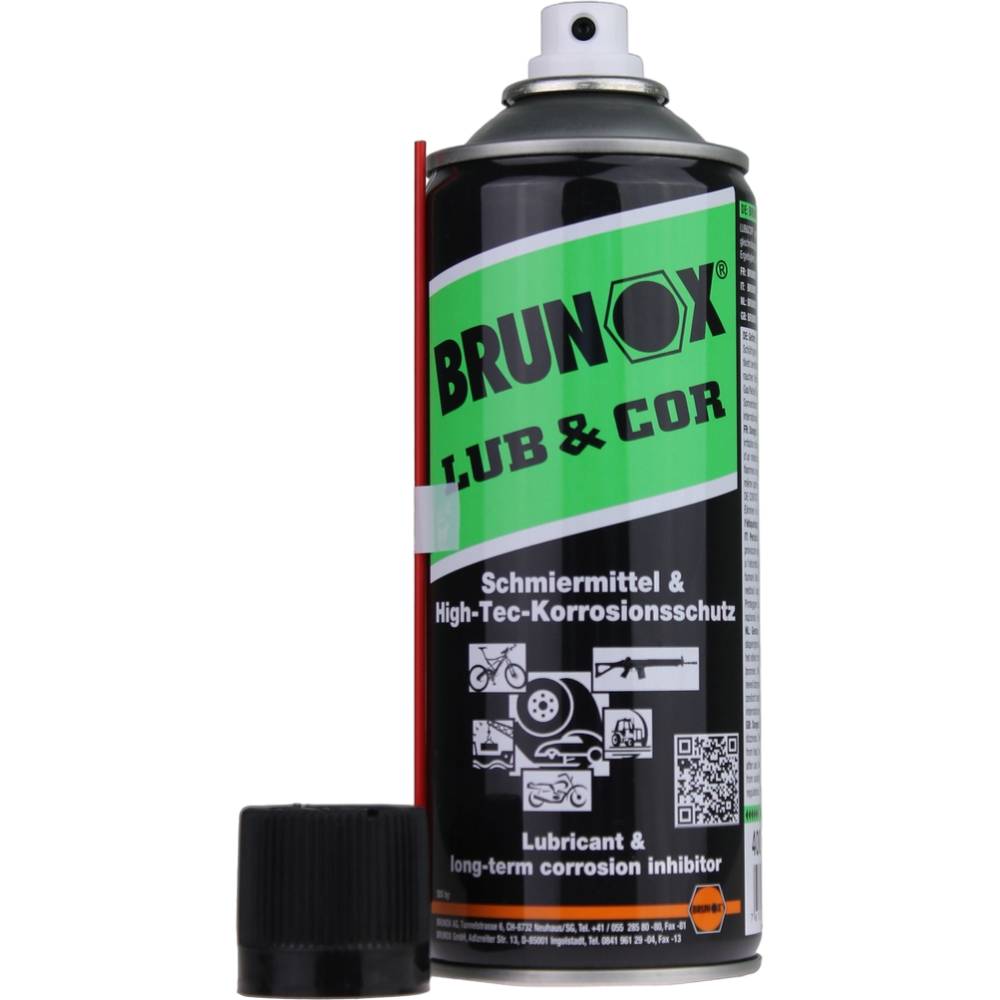 Фото 3 Олія універсальна BRUNOX Lub & Cor спрей 400ml (BRG040LUBCOR)