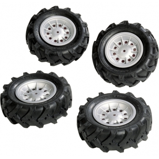 Набор надувных колес ROLLY TOYS rollyTrac Air Tyres 4 шт Black (409181)