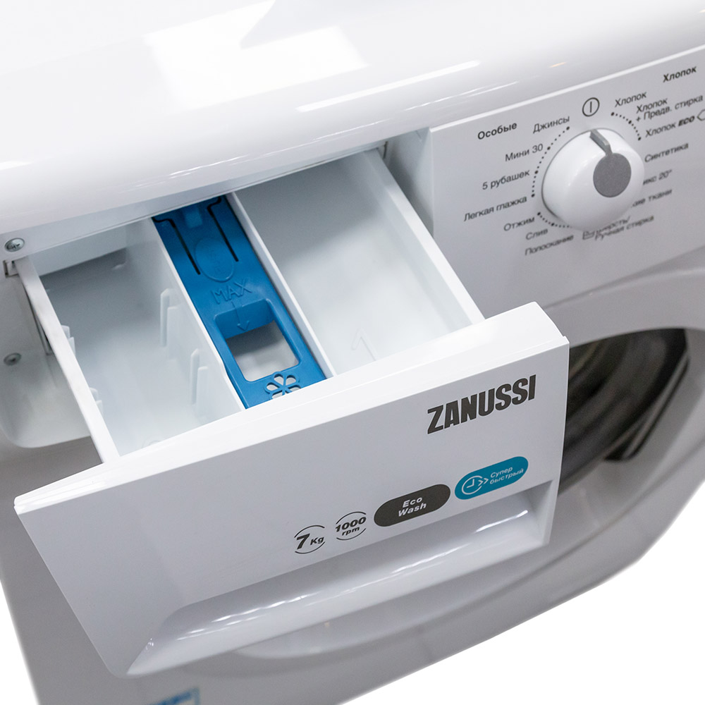 Стиральная машина ZANUSSI ZWSH6100V 7КГ - в интернет-магазине Фокстрот:  цены, отзывы, характеристики | купить в Киеве, Харькове, Днепропетровске,  Одессе - Украина