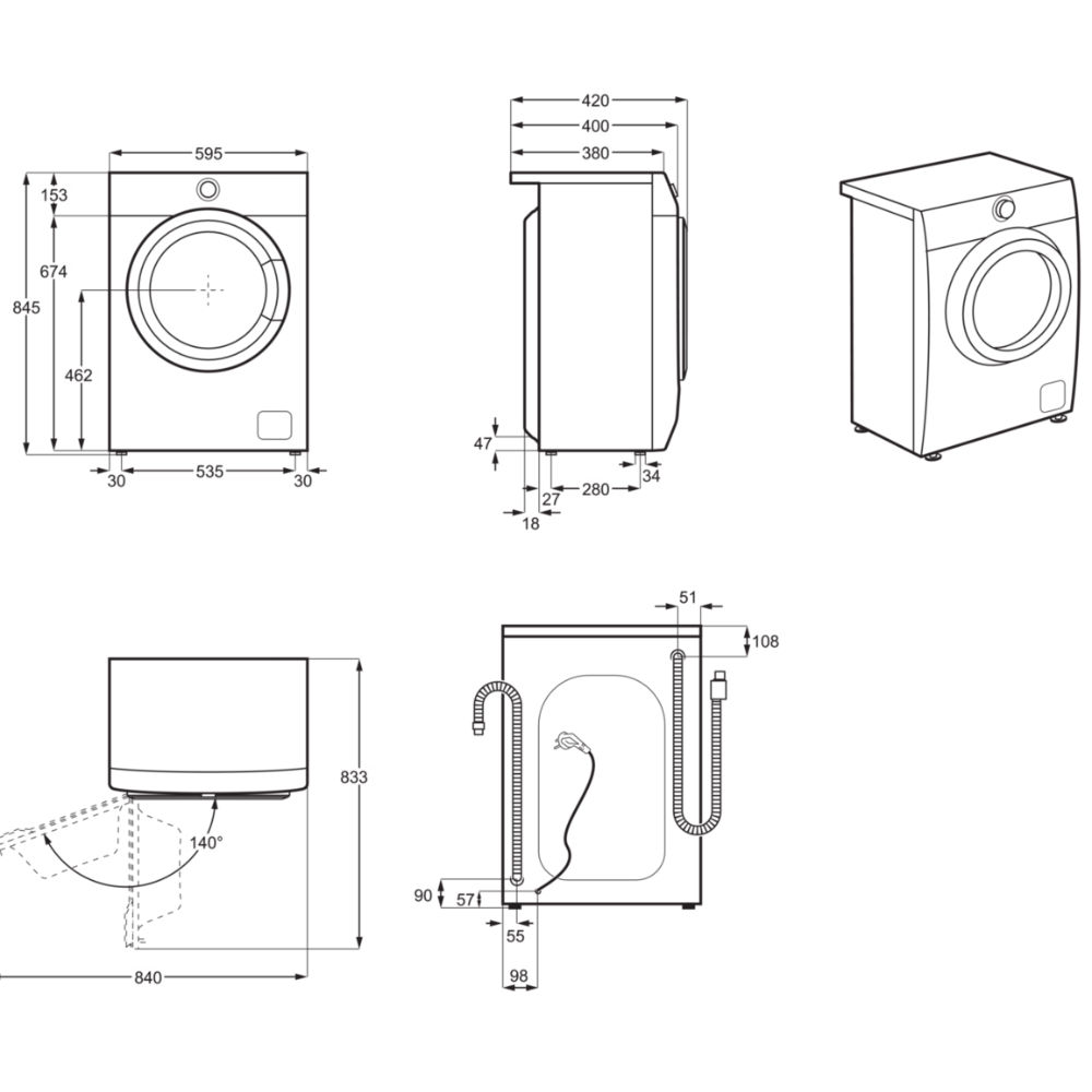 У Фокстрот Пральна машина ELECTROLUX EW6S3R26SI