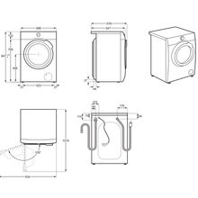 Прально-сушильна машина ELECTROLUX EW7WR4684W