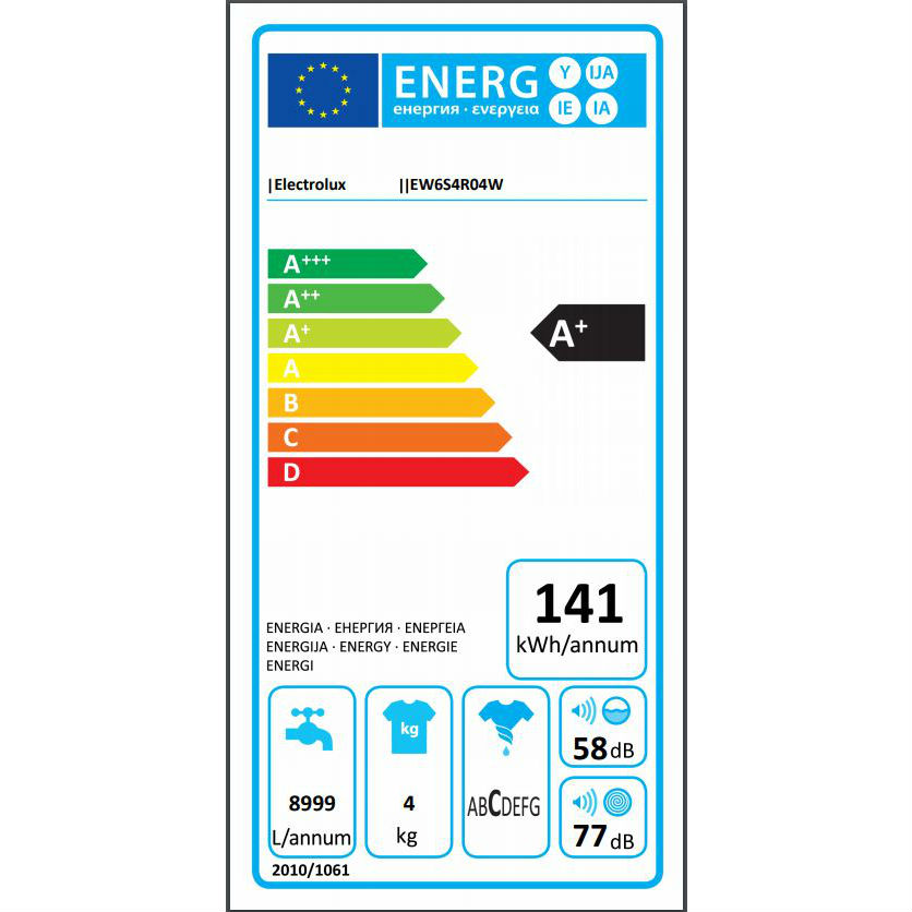 Заказать Стиральная машина ELECTROLUX EW6S4R04W