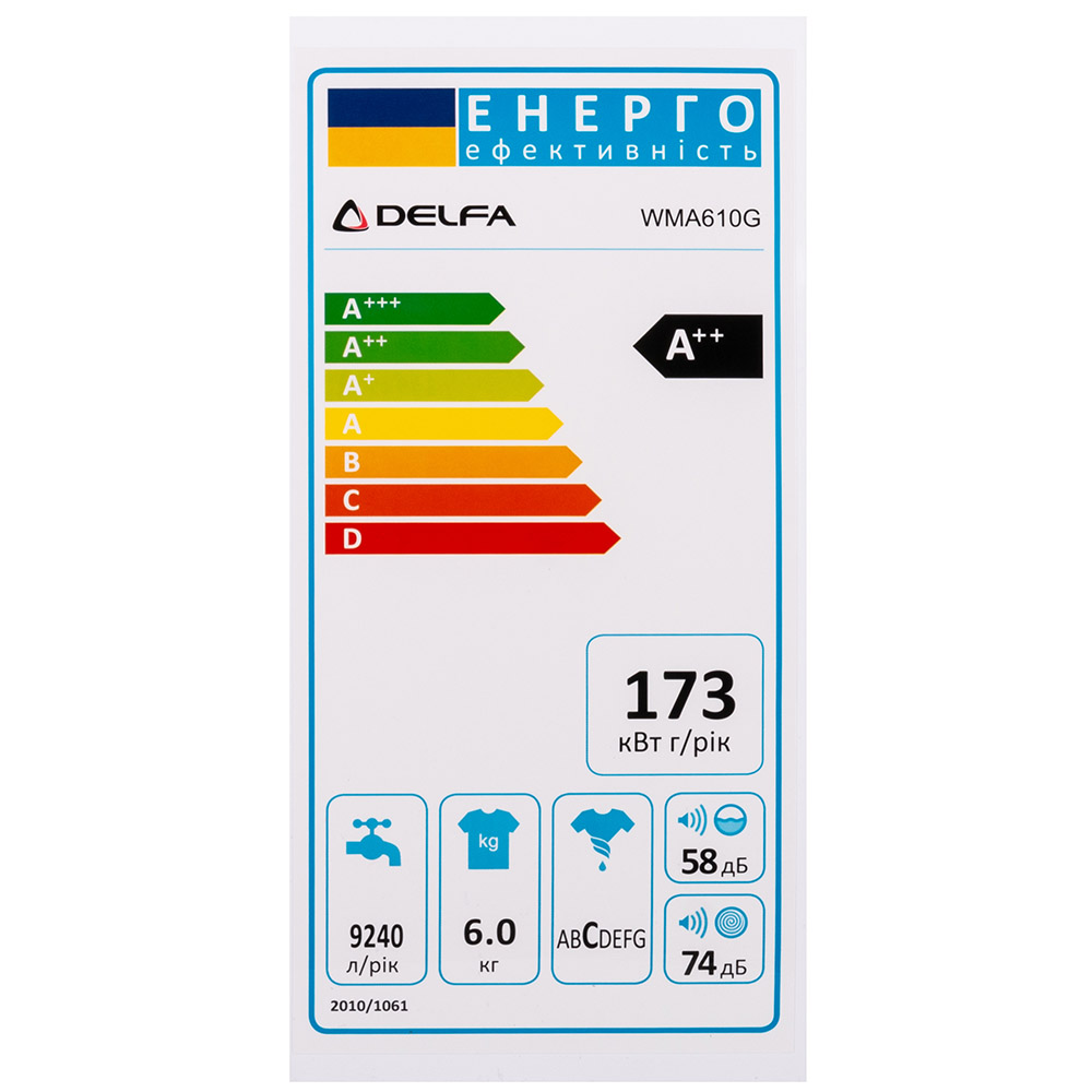 Обзор Стиральная машина DELFA WMA610G