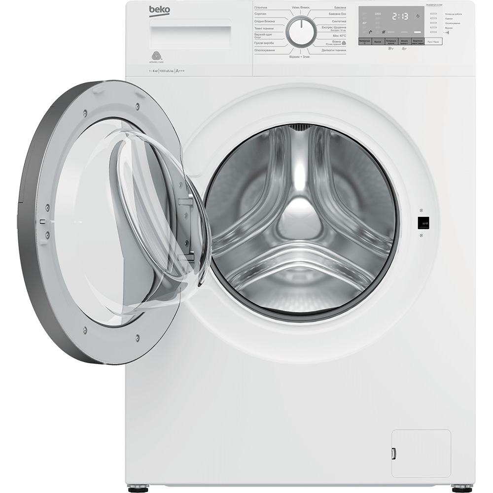 Пральна машина BEKO WUE6512XSSW Тип машини автоматична