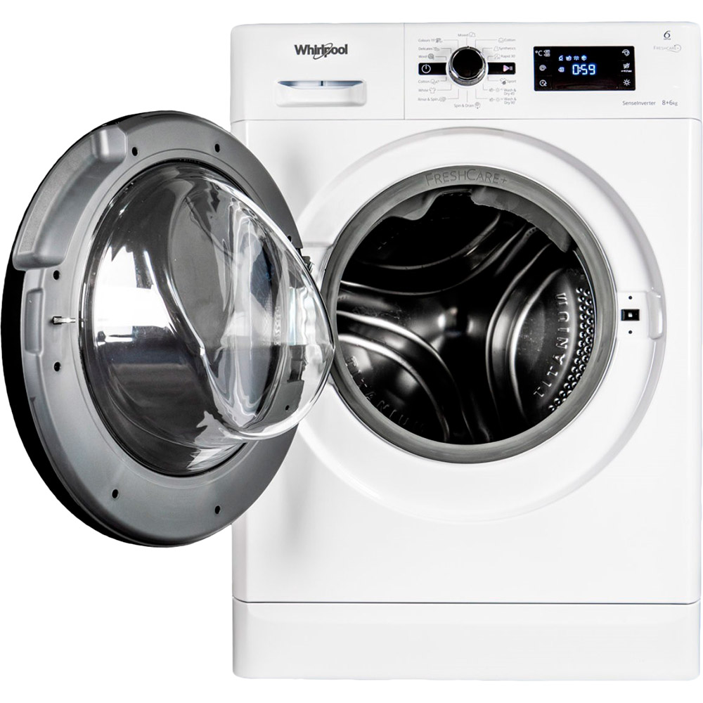 Стирально-сушильная машина WHIRLPOOL FWDG86148B EU Тип машины автоматическая