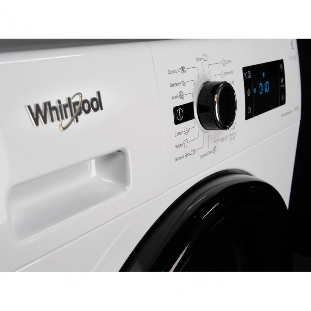 Прально-сушильна машина WHIRLPOOL FWDG97168BEU Максимальне завантаження 9