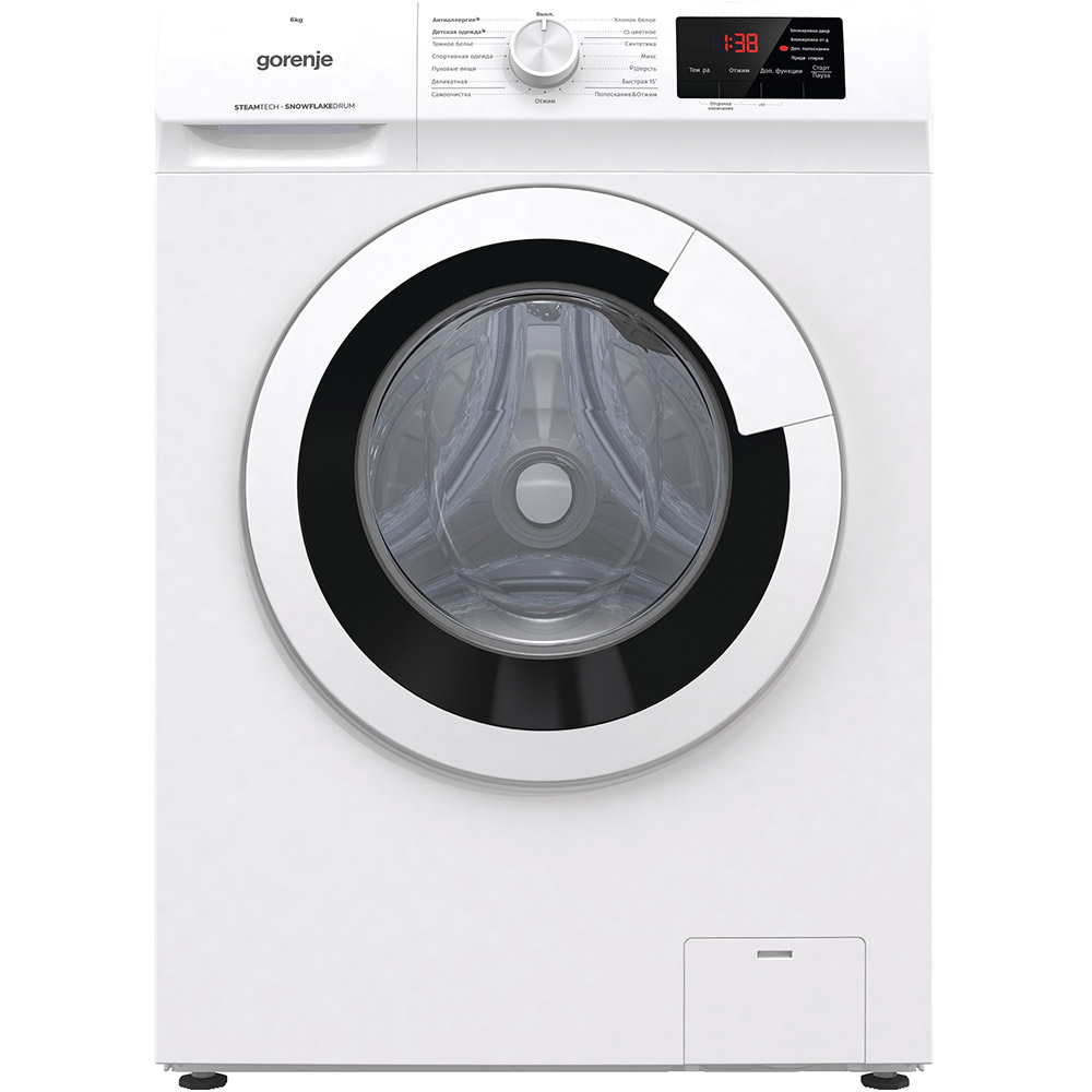 

Стиральная машина GORENJE WHE 60 SFS/UA (WFHB6010M), WHE 60 SFS/UA (WFHB6010M)
