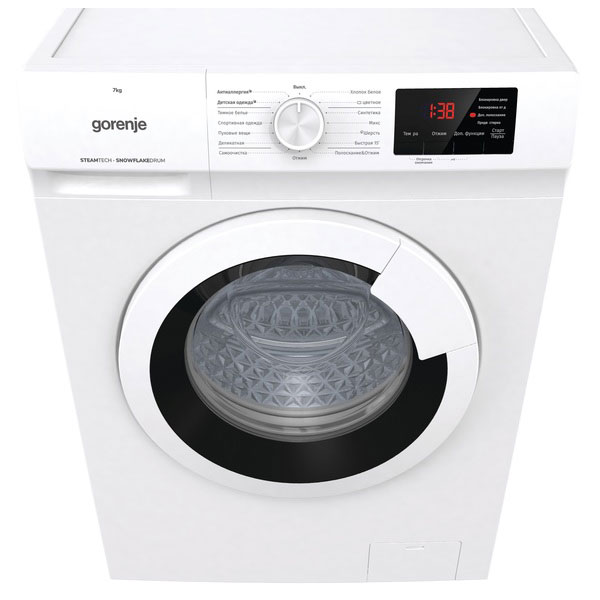 Пральна машина GORENJE WHE72SFS/UA (WFHB7012M) Тип завантаження фронтальне