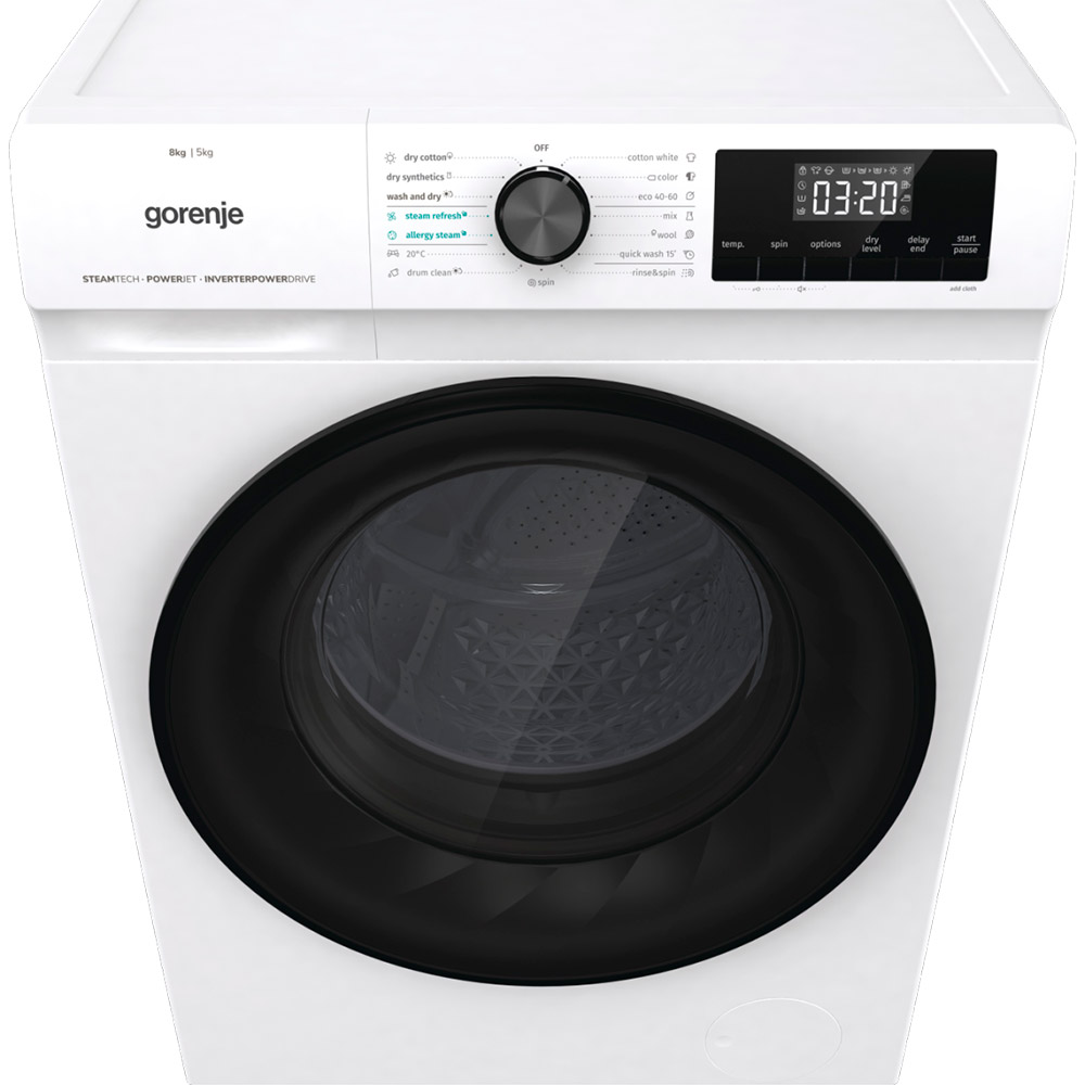 Прально-сушильна машина GORENJE WD8514S Максимальне завантаження 8