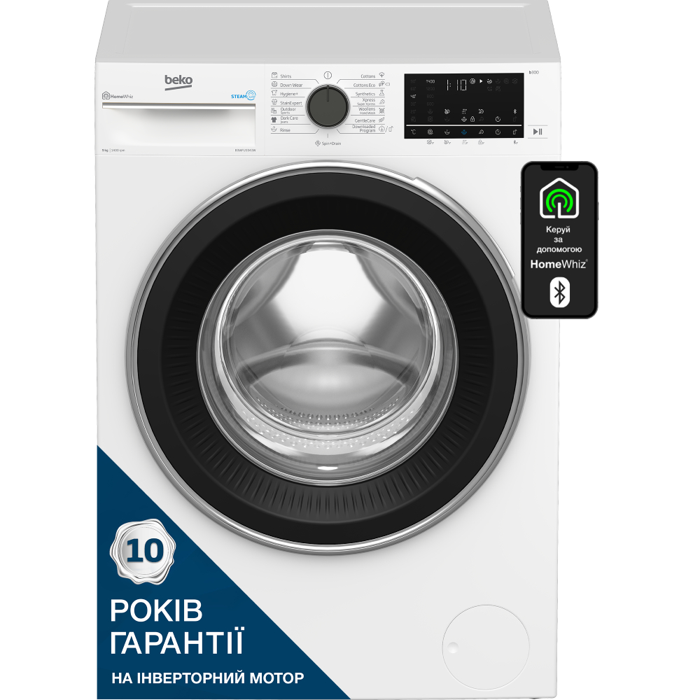 Стиральная машина BEKO B3WFU5943W Тип машины автоматическая