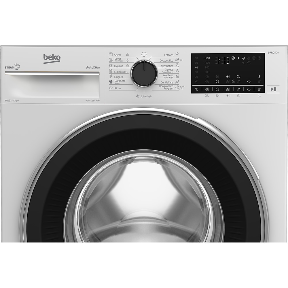 Стиральная машина BEKO B5WFU58436W Максимальная загрузка 8