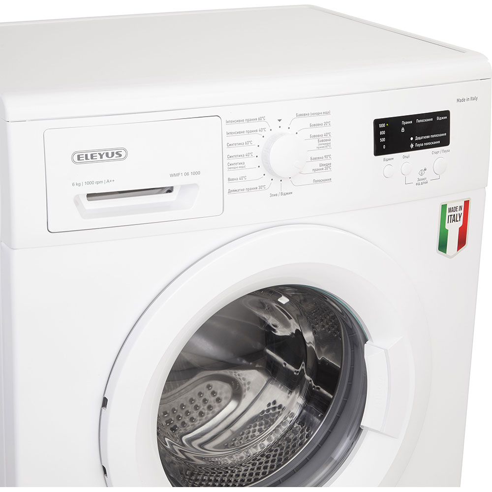 Стиральная машина ELEYUS WMF1 06 1000 Максимальная загрузка 6