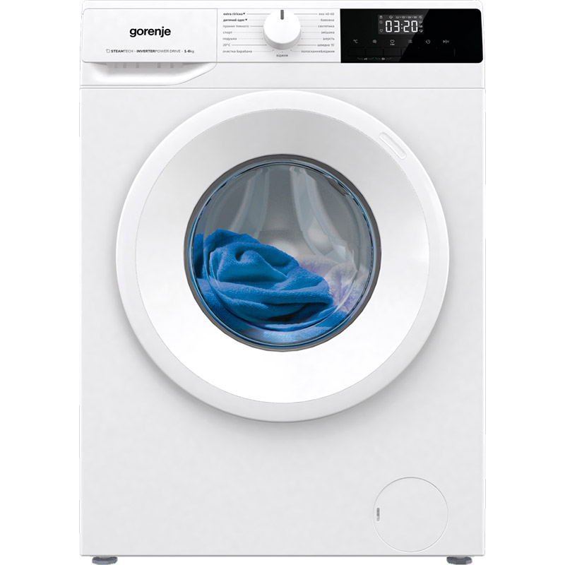 Стиральная машина GORENJE WNHPI 60 SCSIR/UA (WFLP6010) Максимальная загрузка 6