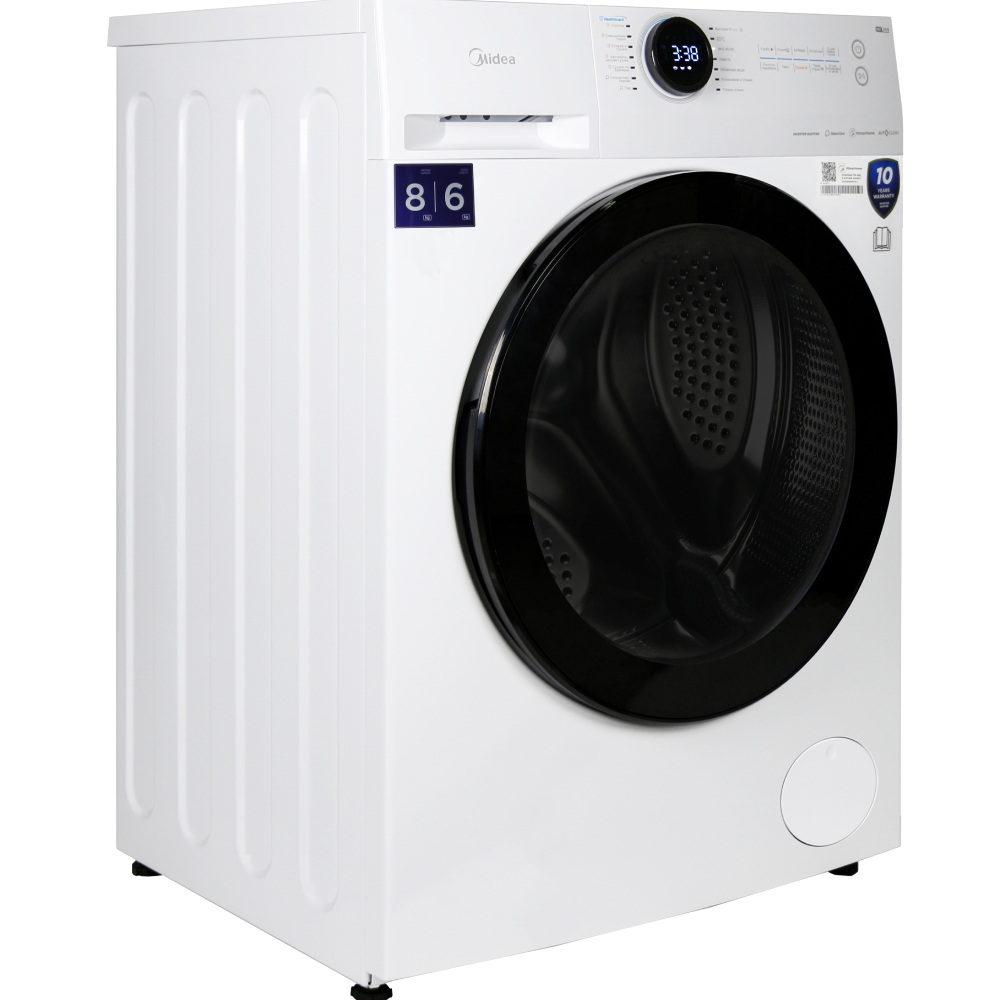 Прально-сушильна машина MIDEA MF200D80WB/W-C Тип завантаження фронтальне