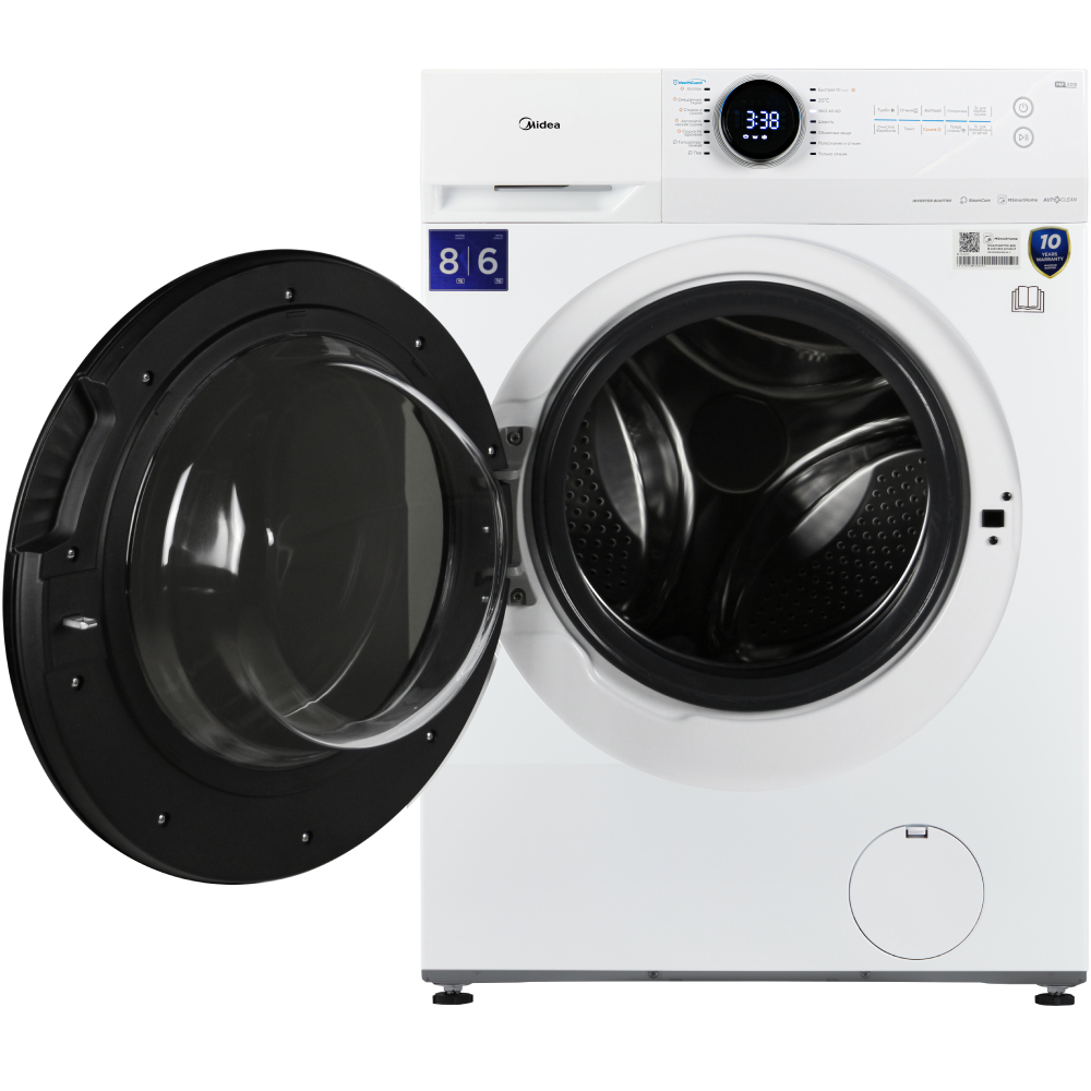 Прально-сушильна машина MIDEA MF200D80WB/W-C Тип машини прально-сушильна машина