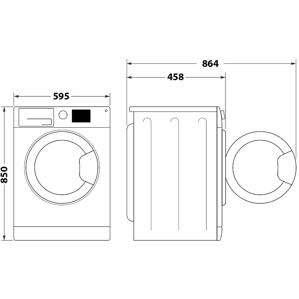 Стиральная машина WHIRLPOOL WRBSS 6239 W UA Максимальная загрузка 6