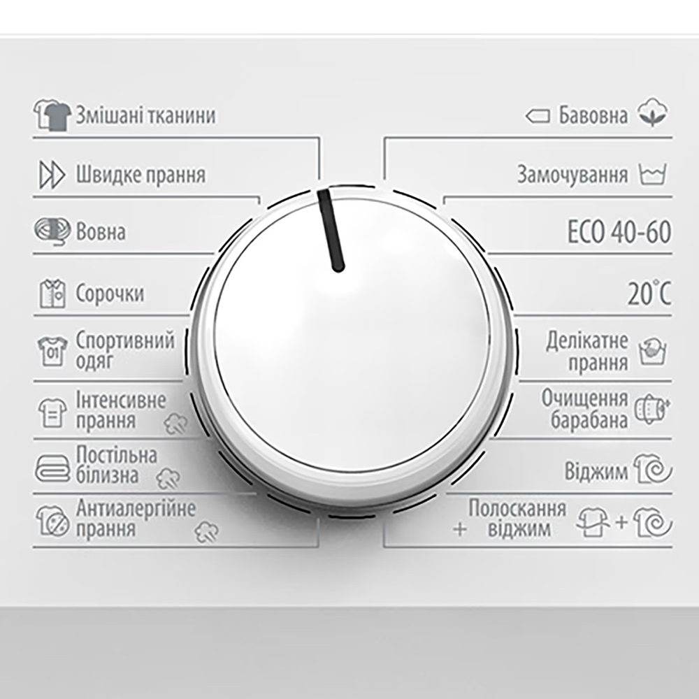 Пральна машина INTERLUX IWM-0606W Максимальне завантаження 6