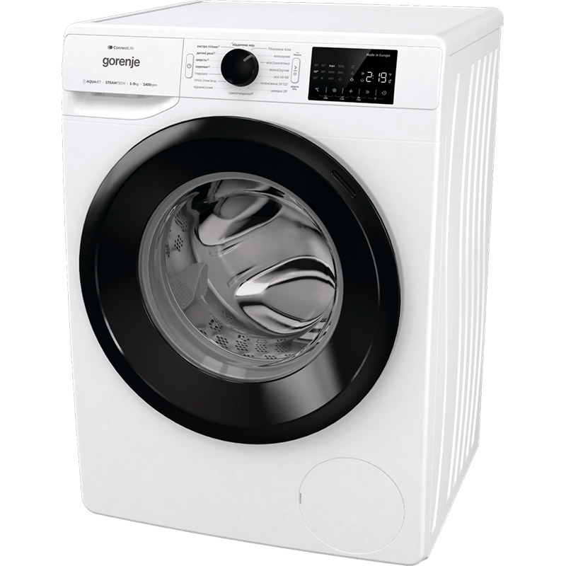 Фото 16 Комплект Пральна машина GORENJE WPNEI94A1SWIFI/UA + Сушильна машина GORENJE DPNE92GNLWIFI/UA