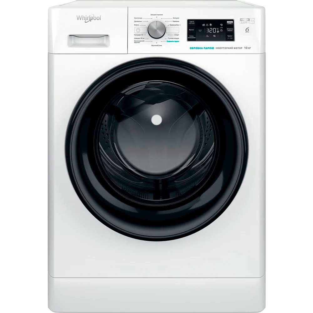 Комплект Пральна машина WHIRLPOOL FFB 10469 BV UA + Сушильна машина WHIRLPOOL FFT M22 9X2B UA Тип машини пральна машина